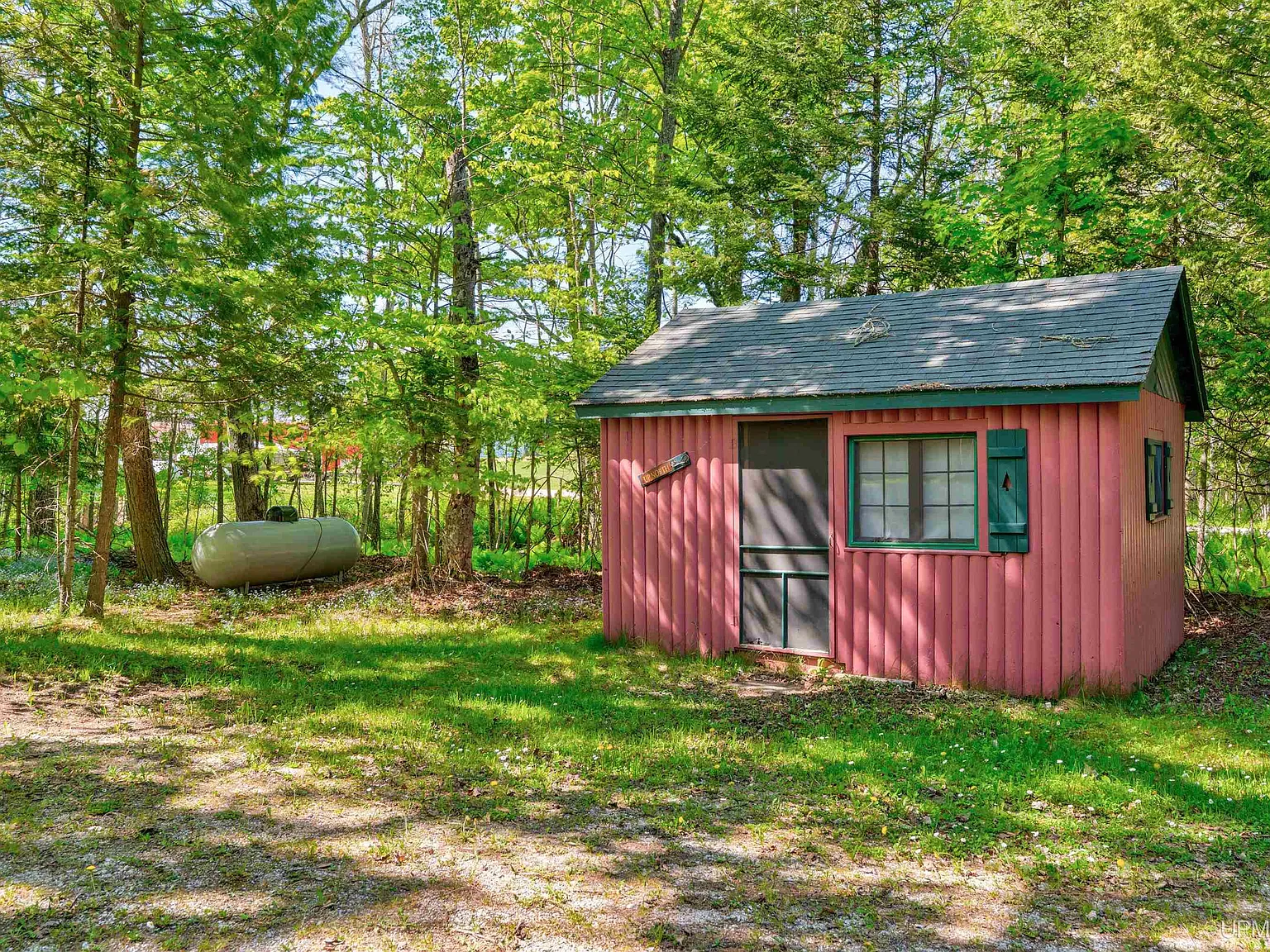 Log Cabin with 400 Feet of Frontage on South Manistique Lake